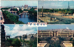 CPSM PARIS - MULTIVUES - Mehransichten, Panoramakarten