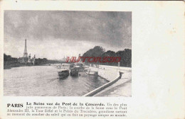 CPA PARIS - LA SEINE - De Seine En Haar Oevers