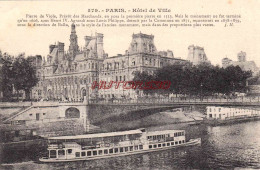 CPA PARIS - HOTEL DE VILLE - Sonstige Sehenswürdigkeiten