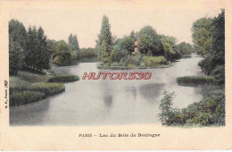 CPA PARIS - LAC ET BOIS DE BOULOGNE - Parcs, Jardins