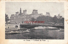 CPA PARIS - L'HOTEL DE VILLE - Sonstige Sehenswürdigkeiten