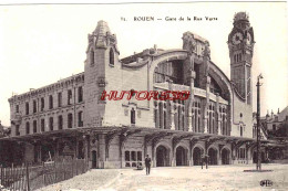 CPA ROUEN - GARE DE LA RUE VERTE - Rouen