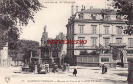 CPA CLERMONT FERRAND - BANQUE DE FRANCE ET FONTAINE D'AMBOISE - Clermont Ferrand