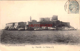 CPA MARSEILLE - LE CHATEAU D'IF - Festung (Château D'If), Frioul, Inseln...