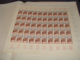 N° 1525 En Feuille  De 50 Timbres  Neufs - Hojas Completas