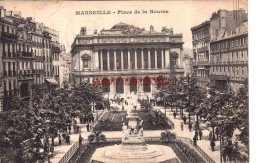 CPA MARSEILLE - PLACE DE LA BOURSE - Canebière, Stadscentrum