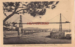 CPA MARSEILLE - LE PONT TRANBORDEUR ET LE VIEUX PORT - Alter Hafen (Vieux Port), Saint-Victor, Le Panier