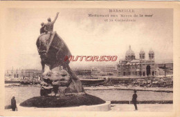 CPA MARSEILLE - MONUMENT AUX HEROS DE LA MER - Monumenten