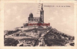 CPA MARSEILLE - NOTRE DAME DE LA GARDE - Notre-Dame De La Garde, Aufzug Und Marienfigur