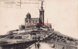 CPA MARSEILLE - ND DE LA GARDE - LA PASSERELLE - Notre-Dame De La Garde, Aufzug Und Marienfigur