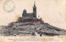 CPA MARSEILLE - ND DE LA GARDE - LA PASSERELLE - Notre-Dame De La Garde, Funicular Y Virgen