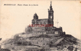 CPA MARSEILLE - NOTRE DAME DE LA GARDE - Notre-Dame De La Garde, Aufzug Und Marienfigur