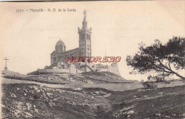 CPA MARSEILLE - NOTRE DAME DE LA GARDE - Notre-Dame De La Garde, Aufzug Und Marienfigur