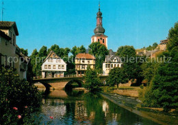 73608004 Bad Kreuznach Nahepartie Wehr Brueckenhaeuser Pauluskirche Kauzenburg B - Bad Kreuznach