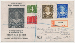 FDC / 1e Dag Em. Inhuldiging 1948 - Uitgave Hollandia Club - Unclassified