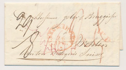 Leeuwarden - Wohlen Zwitserland 1843 - W P - ...-1852 Prephilately