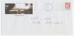 Postal Stationery / PAP France 2002 Bridge Le Manoir - Ponts