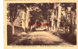 CPA SCEY SUR SAONE - HAUTE SAONE - ROUTE DE RUPT - ALLEE DES PLATANES - Sonstige & Ohne Zuordnung