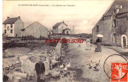 CPA LE BOURG DE BATZ - LOIRE INF. - LE CHEMIN AUX VIOLETTES - Batz-sur-Mer (Bourg De B.)