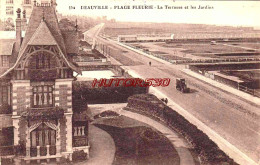 CPA DEAUVILLE - LA TERRASSE ET LES JARDINS - Deauville