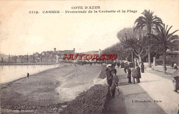 CPA CANNES - PROMENADE DE LA CROISETTE - Cannes