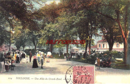 CPA TOULOUSE - UNE ALLEE DU GRAND ROND - Toulouse