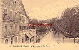 CPA SALIES DE BEARN - AVENUE DU JARDIN PUBLIC - Salies De Bearn