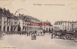 CPA DIEPPE - LES ARCADES ET LA POISSONNERIE - Dieppe