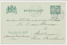 Briefkaart G. 68 Ede - Reitsum 1908 - Postwaardestukken