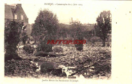 CPA MAMERS - CATASTROPHE DU 7 JUIN 1904 - JARDIN DETRUIT DU PENSIONNAT ST JOSEPH - Mamers