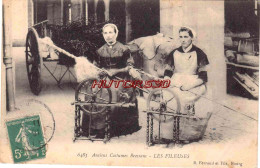 CPA LES FILEUSES - ANCIENS COSTUMES BRESSANS - Non Classés