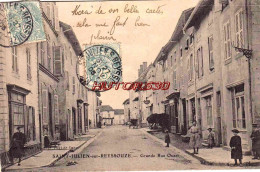 CPA SAINT JULIEN DE REYSSOUZE - AIN - GRANDE RUE - Non Classificati