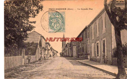 CPA PUYCASQUIER - GERS - LA GRANDE RUE - Otros & Sin Clasificación