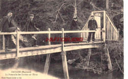 CPA SAULGES - MAYENNE - LA PASSERELLE DES GROTTES DE L'ERVE - Sonstige & Ohne Zuordnung