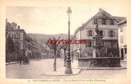 CPA SAINTE MARIE AUX MINES - PLACE DU MARECHAL FOCH - Sainte-Marie-aux-Mines