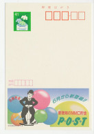 Postal Stationery Japan Charlie Chaplin - Film