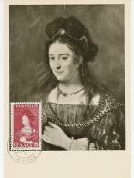 Maximum Card Saar / Germany 1956 Rembrandt - Saskia - Sonstige & Ohne Zuordnung