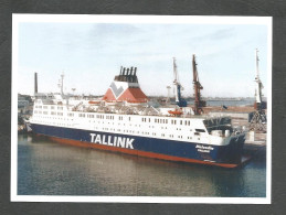 Cruise Liner M/S MELOODIA  In The Port Of Tallinn , Estonia - TALLINK Shipping Company - - Veerboten