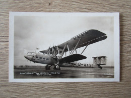 AVIATION  AVION  "HENGIST"TYPE HENDLEY PARIS LONDRES - 1919-1938