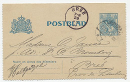 Postblad G. 15 Amsterdam - Bree Belgie 1911 - Material Postal