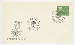 Cover / Postmark Sweden 1962 Scouting - Otros & Sin Clasificación