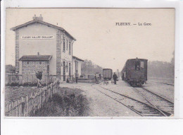 FLEURY: La Gare - Très Bon état - Autres & Non Classés