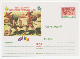 Postal Stationery Romania 2000 International Camp - Scout And Guide - Altri & Non Classificati