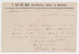 Firma Briefkaart Oude Wetering 1896 - Tuinder - Zaadteler - Unclassified