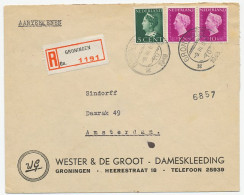 Em. Hartz Aangetekend Groningen - Amsterdam 1948 - Non Classés