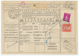 Em. En Face Pakketkaart Den Haag - Belgie 1953 - Sin Clasificación