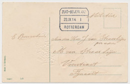 Treinblokstempel : Zuid-Beijerland - Rotterdam I 1914 - Non Classés
