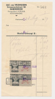 Omzetbelasting 1 CENT / 2 CENT - Harderwijk 1939 - Fiscale Zegels