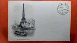 CPA (75) Exposition Universelle De Paris.1900. Tour Eiffel Juillet 1900.   (7A.544) - Ausstellungen