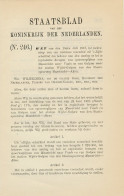 Staatsblad 1912 : Spoorlijn Maastricht - Vaals Enz. - Documents Historiques